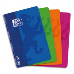 OXFORD Carnet OpenFlex piqûre 96 pages 11x17cm petits carreaux 5x5. Couverture polypro