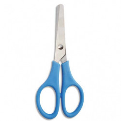 WONDAY Ciseaux écolier 13 cm lames inox bouts ronds pour gaucher