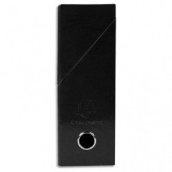 EXACOMPTA Boîte de transfert Iderama, carte lustrée pelliculée, dos 9 cm, 34x25,5 cm, coloris Noir