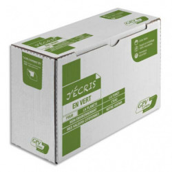 GPV Boîte de 500 enveloppes recyclées extra Blanches Erapure, format DL 110x220mm 80g 2821