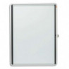 NOBO Vitrine d'affichage extérieure magnétique Premium Plus, fermeture à clé, capacité 9 feuilles, A4
