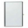 NOBO Vitrine d'affichage magnétique Premium Plus, fermeture à clé, capacité 9 feuilles, A4