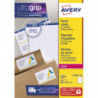 AVERY Boîte de 100 étiquettes Laser Blanc 199,6X289,1mm L7167-100