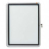 NOBO Vitrine d'affichage extérieure magnétique Premium Plus, fermeture à clé, capacité 4 feuilles, A4
