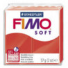 FIMO Pâte à cuire Fimo Soft de 57 g coloris Rouge Indien