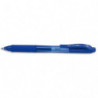 PENTEL Roller encre gel rétractable Energel X, Pointe 0,7 mm, Bleu