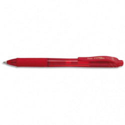 PENTEL Roller encre gel rétractable Energel X, Pointe 0,7 mm, Rouge