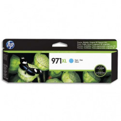 HP Cartouche Jet d'encre 971XL Cyan CN626AE