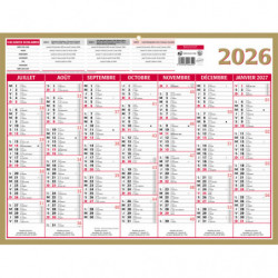 CBG Calendrier MEDIOR, Janvier à Décembre 2025, 32x42cm, 1 &oelig;illet