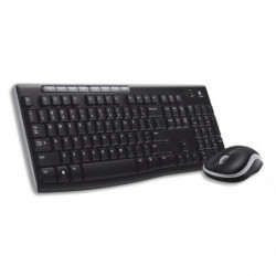LOGITECH Ensemble Clavier et souris sans fil MK270 920-004510