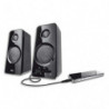 TRUST Ensemble d'enceintes 2.0 avec connectique pour votre iPod, iPhone, lecteur MP3 1902/21560