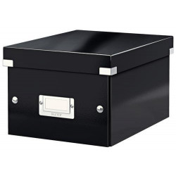 LEITZ Boîte CLICK&STORE S-Box. Format A5 - Dimensions : L216xH160xP282mm. Coloris Noir.