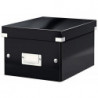 LEITZ Boîte CLICK&STORE S-Box. Format A5 - Dimensions : L216xH160xP282mm. Coloris Noir.