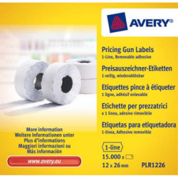 AVERY Boîte de 10 rouleaux...