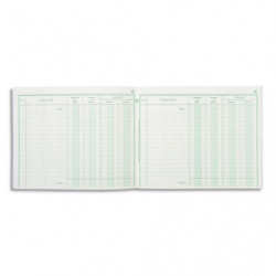 EXACOMPTA Piqûre 16x19,5cm - Position de compte 40 pages