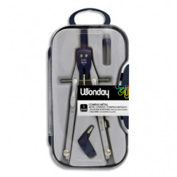 WONDAY Set compas balustre mine + bague universelle + étui de mines