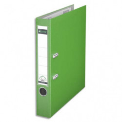 LEITZ Classeur à levier 180°, A4, 8 cm, PP, vert clair