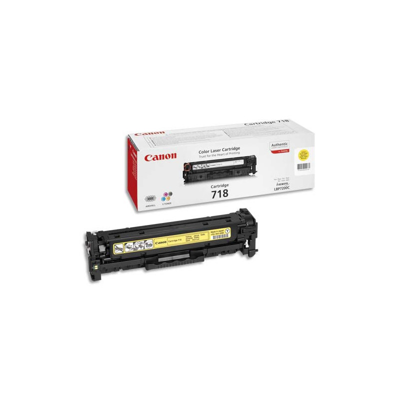 CANON Cartouche toner Jaune CRG718Y - 2659B002AA