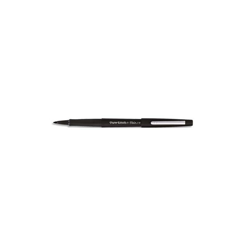 PAPERMATE Stylo feutre Flair Original, pointe M Trait 0,7 mm Noir