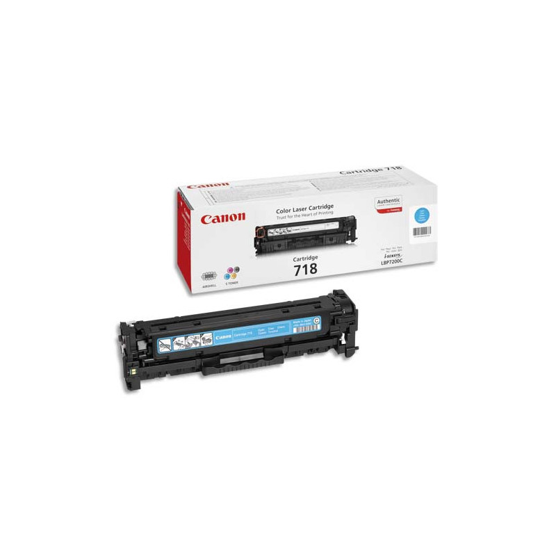 CANON Cartouche toner Cyan CRG718C 2661B002