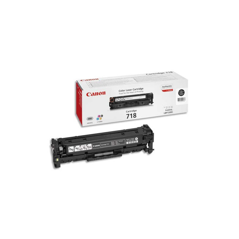 CANON Cartouche toner Noir CRG718BK 2662B002AA