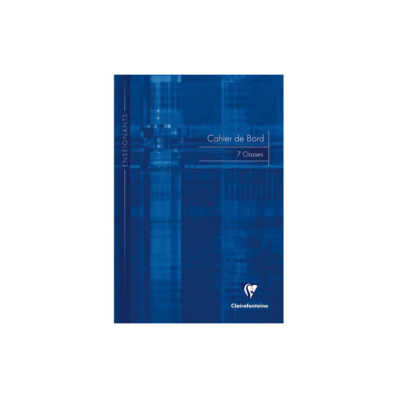 CLAIREFONTAINE Agenda de bord brochure souple 21x29,7cm 144 pages : 48 cases par semaine Couverture carte