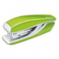 LEITZ Mini-agrafeuse WOW, capacité 10 feuilles, agrafes N°10, vert