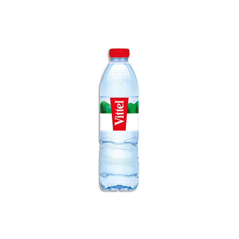 VITTEL Bouteille plastique d'eau 0,5 litre minérale plate