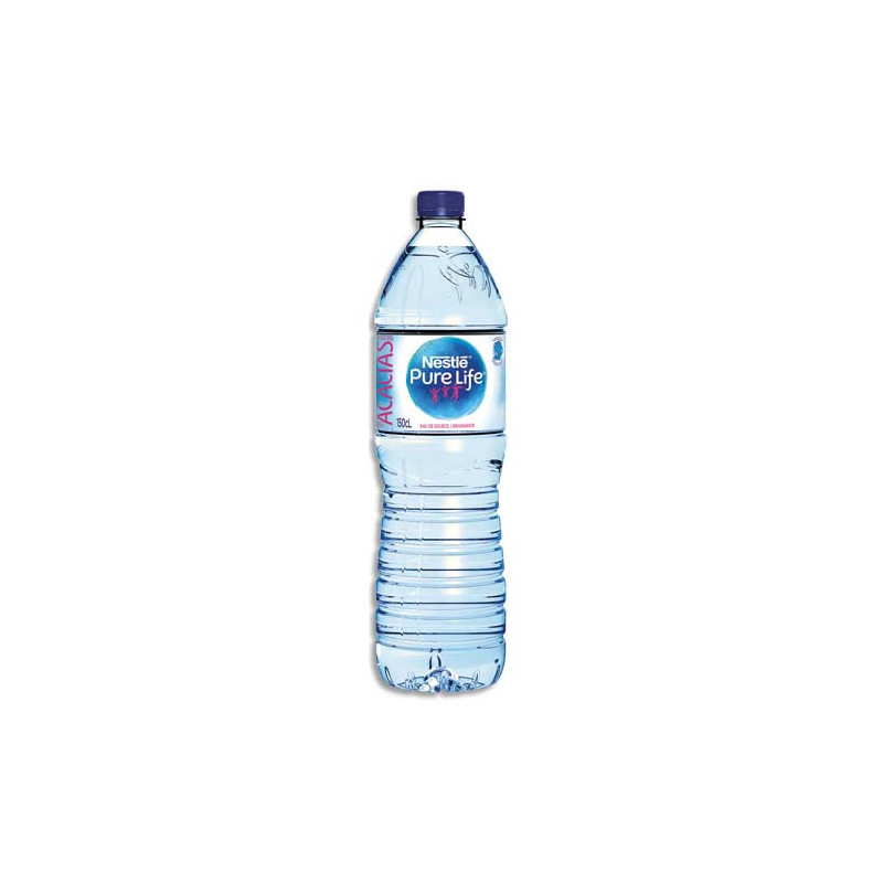 NESTLE PURE LIFE Bouteille plastique d'eau 1,5 litre Pure Life minérale plate