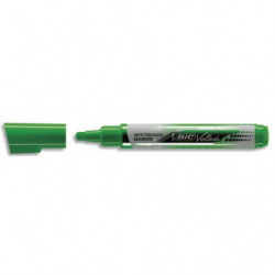 BIC Velleda Feutres pour Tableau Blanc Effaçables à Sec Pointe Conique Large - Vert