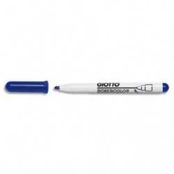 GIOTTO Feutre effaçable à sec pointe ogive moyenne 4mm Bleu, vendu en boîte de 12