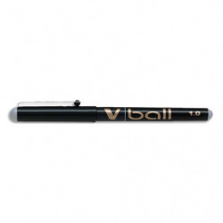 PILOT Stylo Roller pointe métal 1,0 mm encre liquide Noire V-BALL 1,0