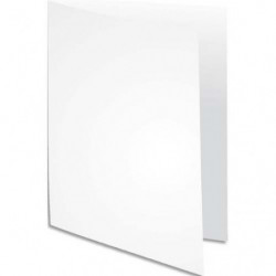 EXACOMPTA Paquet de 100 sous-chemises ROCK'S en carte 80 grammes coloris Blanc