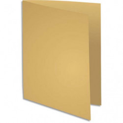 EXACOMPTA Paquet de 100 sous-chemises ROCK'S en carte 80 grammes coloris coloris Havane