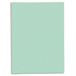 EXACOMPTA Paquet de 50 chemises 1 rabat SUPER 250 en carte 210 grammes Vert