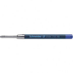 SCHNEIDER Recharge bille slider 755 XB - Encre viscoglide Bleu