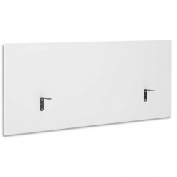 GAUTIER OFFICE Ecran de séparation pour bureau Yes Blanc - Dimensions : L140 x H60 x P2 cm
