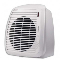 DELONGHI Radiateur soufflant 2000W, thermostat ajustable - Dimensions : L23,8 x H25,4 x P17,7 cm Blanc