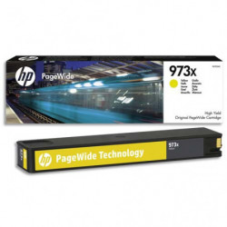 HP Cartouche Jet d'encre Jaune 973X F6T83AE