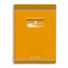 CONQUERANT C7 Cahier reliure spirale 21x29,7 cm 100 pages 70g petits carreaux 5x5