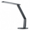 HANSA Lampe LED Vario Plus avec variateur, anthracite. Dim tête 46,5 cm x 4,4, pied Ø 20, bras 17 x 33 cm