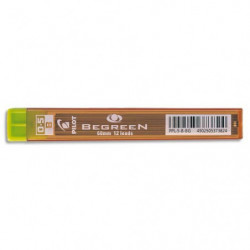 PILOT Etui de 12 mines qualité très résistante 0,5 mm Begreen PPL-5-B-BG