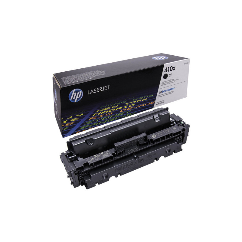 HP 410X CF410X Toner Noir grande capacité Authentique pour HP Color LaserJet Pro M377 / M452 / M477