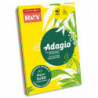 INAPA Ramette 50 feuilles x 5 teintes papier couleur intense ADAGIO assortis intenses A3 80g