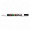 UNI POSCA Marqueur peinture à eau, encre à pigmentation Blanche, pointe fine PC3M BL
