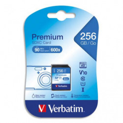 VERBATIM Carte Premium SDXC 256Go Class 10/U1 44026