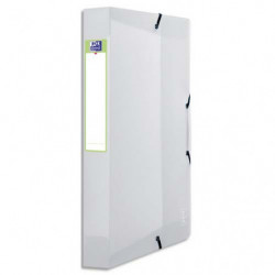 OXFORD Boîte de classement 2nd Life 24x32cm en polypropylène 7/10e. Dos 4cm. Coloris Incolore