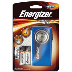 ENERGIZER Lampe compact metal LED avec piles
