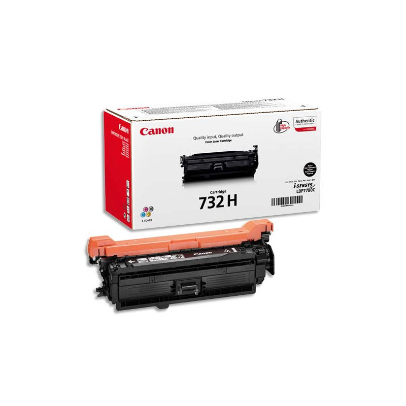CANON Cartouche Laser Noir Haute capacité 732 HCBK 6264B002