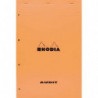 RHODIA Bloc audit format 21x 31,8 80 grammes perforé Jaune